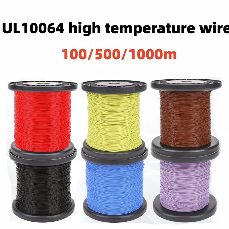 100/500/1000M UL10064 FEP Wire 40/36/34/32/30/28/26AWG PEP Plastic Solder High Conductivity Copper Cable Fine Micro Litz Wires