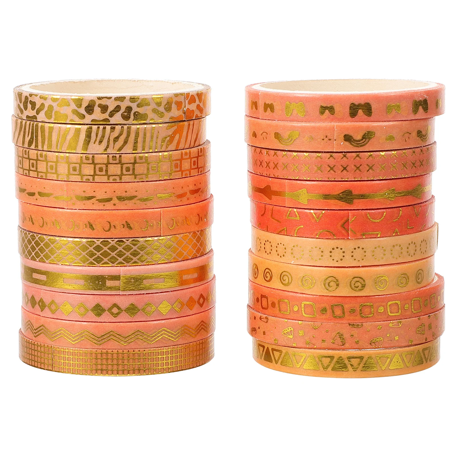 

20Pcs Hot Stamping Decorative Tape Cute Durable for Scrapbook Paper Journal DIY Accessories Decoration Decorative Tapes