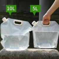 700ML/5/10L Foldable Portable Drinking Water Bag Outdoor Camping Hiking Water Storage Bag Thickened Large Capacity Water Contain