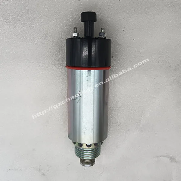 Excavator Solenoid Valve 8C-3663 24V Fuel Shutoff Stop Solenoid 155-4652 for Excavator E320B E325B