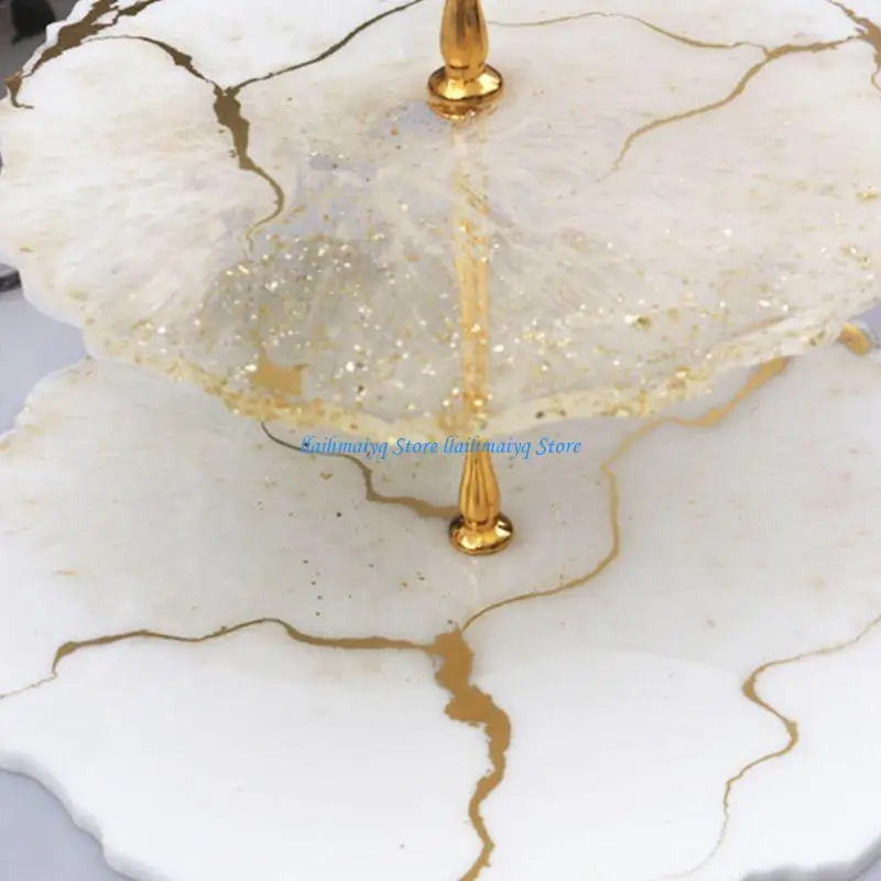 573B Handmade Tray Resin Mold Desktop Decoration Crystal Mold Silicone Mold