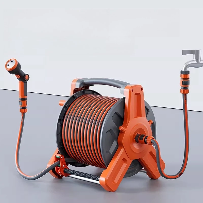 Water Hose Garden Watering Pipe Landscaping Gardening Accessories Car Wash Pvc Pipes High Pressure Hose Reel Wall Mount Heat Gun