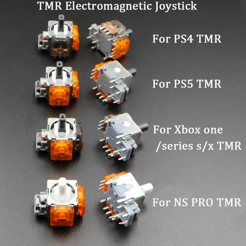 Joystick electromagnético TMR para PS4, Xbox One Series Switch Pro para controlador PS5, palanca de mando basculante analógica 3D