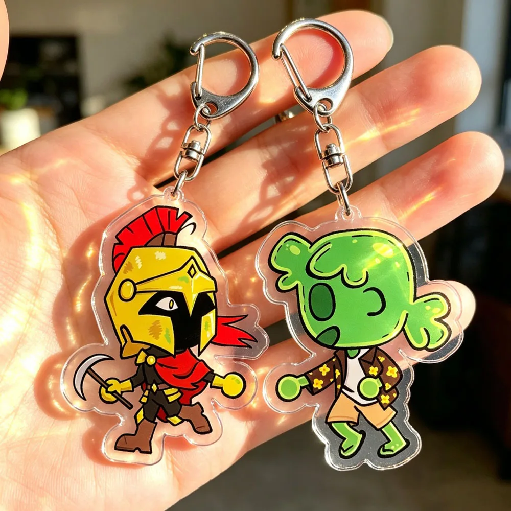 Cartoon Chibi Avery The Mayo D3rlord3 Schlüsselanhänger Cartoon Chibi Schlüsselringe Schmuck Manga Spiel Fans Geschenke