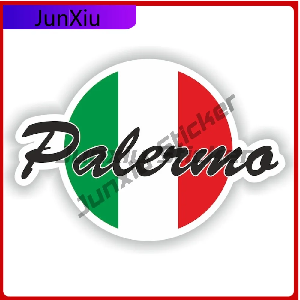 

Palermo City Stylish Laptop Weatherproof Decal Decoration Funny Italy Fade Proof Accessory Badge Cool Bumper Printed Wall