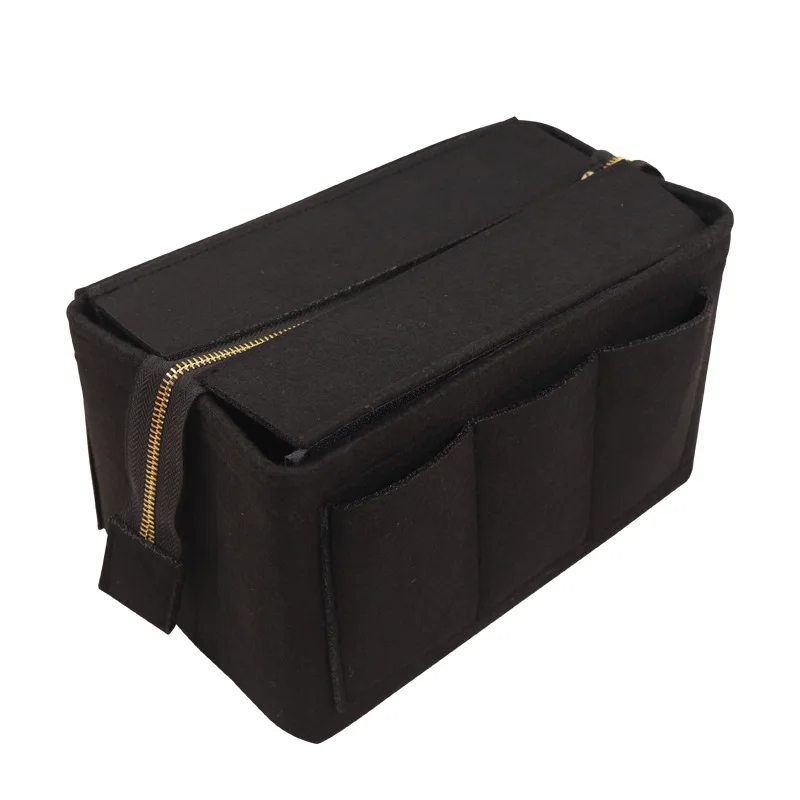 Feltro Pano Insert Booktote Organizador para Bolsa De Luxo, Saco De Cosméticos Com Zíper, Viagem Mommy Bag, Fit Onthego Insert