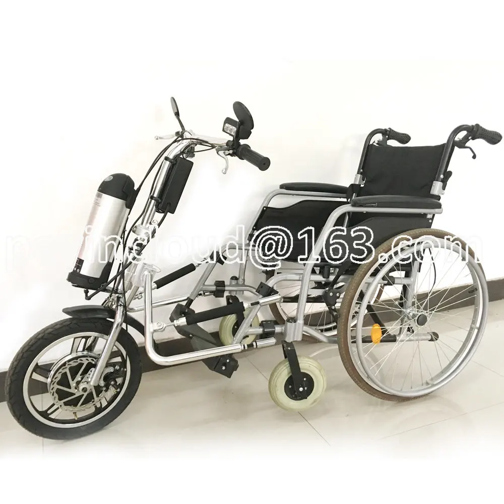 WP-02 36V 350W attacco per sedia a rotelle elettrica rimorchio Handcycle elettrico Handbike per sedia a rotelle manuale