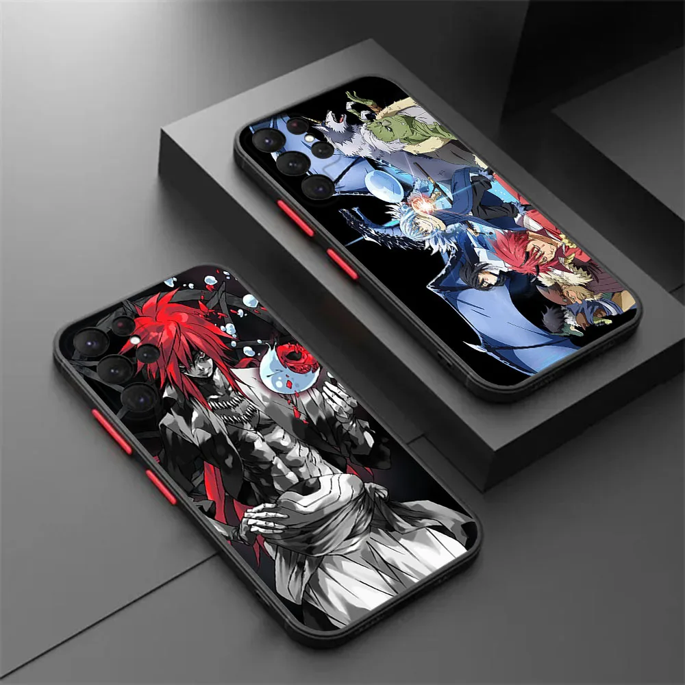 Phone Case For Samsung S21 Plus S24 S23 S22 S20 Ultra A53 A54 A71 A72 That Time I Got Reincarnated as a Slime Translucent Cover