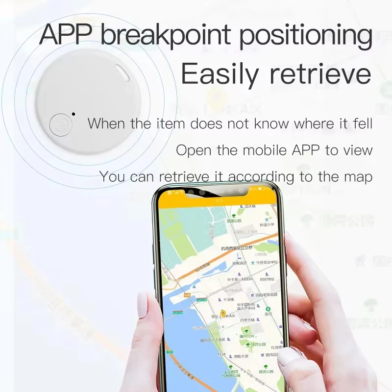 Mini GPS Tracker Bluetooth 5.0 Anti-Lost GPS Device Car Tracking IOS Android Smart Finder Locator Accessory 2026