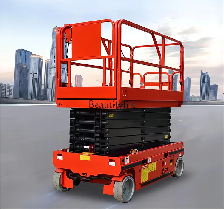 Lift Mobile Platform Electric Hydraulic Aerial Work Small Scissor Type