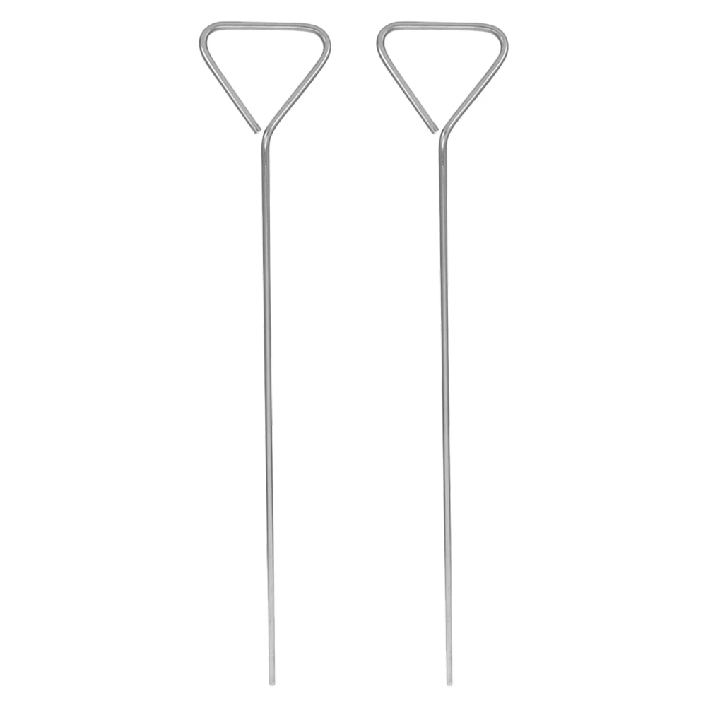 

2pcs Coating Rod Triangular Stainless Steel Lab Equipment Petri Dish Cell Culture Spreader Tools Practical Laboratory Use