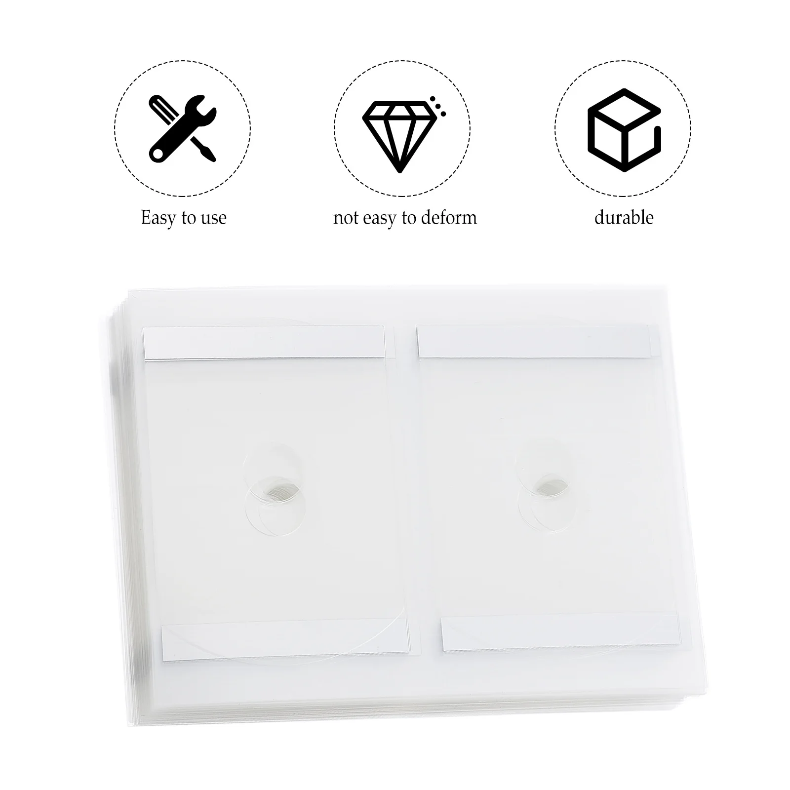 

200Pcs Optical Lens Processing Non-Slip Stickers Durable Eyeglasses Protective Pads Shockproof Waterproof Film