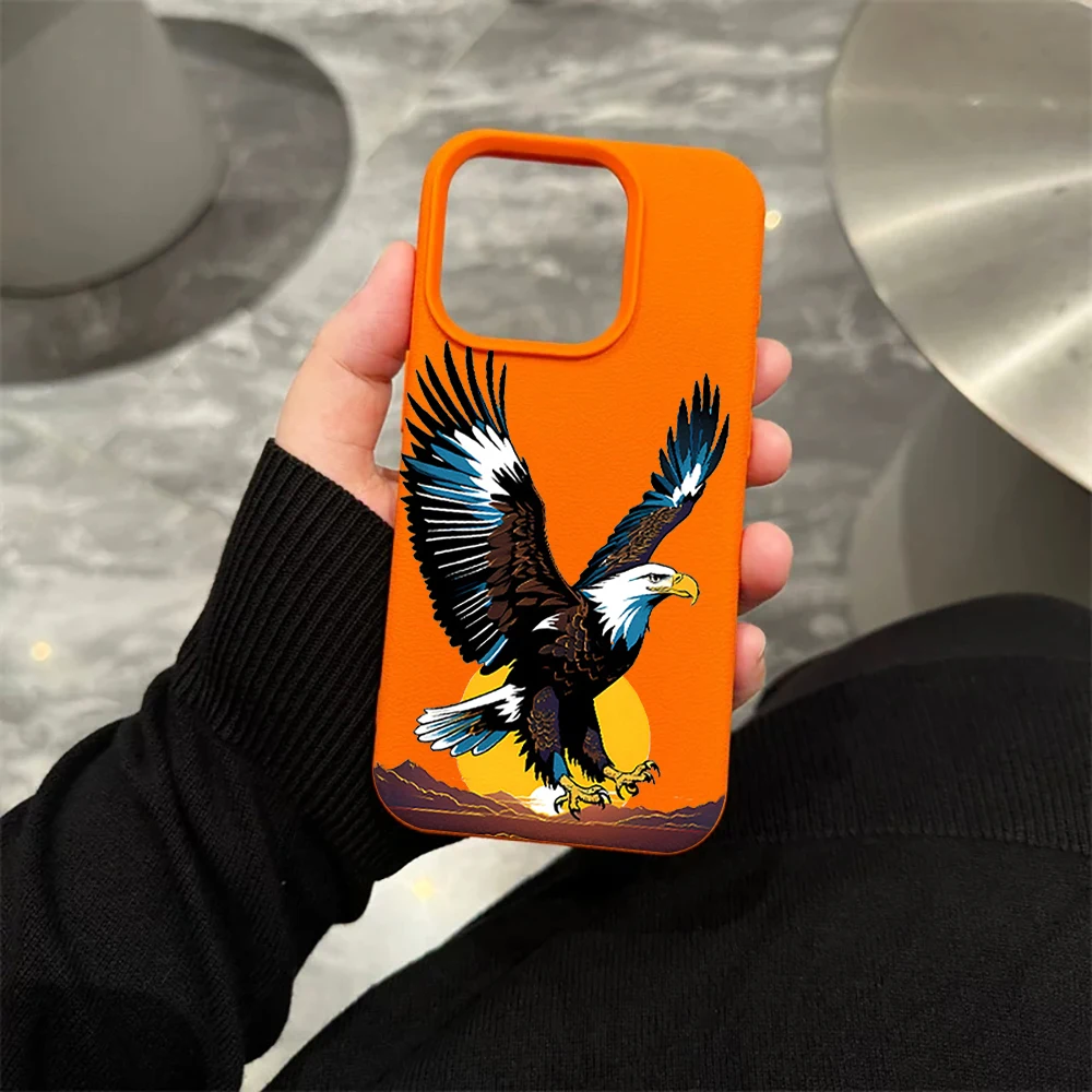 Soaring Eagle Handyhülle für iPhone 17 16 15 14 13 12 11 ProMax 16 15 14 Plus 17 16 15 14 13 12 Pro 17Air Silikon Matte Hülle – Detail 6