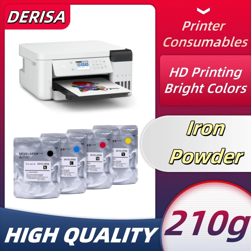 210 กรัม/ชิ้นผู้พัฒนาผงหมึกเหล็กสําหรับ Ricoh Aficio MP C3004 C3504 C4504 C5504 C6004 MPC 3004 3504 4504 5504 6004 เครื่องถ่ายเอกสารกลอง