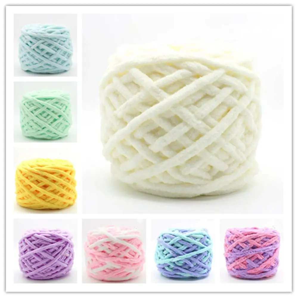 New Hight Quality 100g Chunky Crochet Texture Yarn Knitting Wool Cotton Yarn