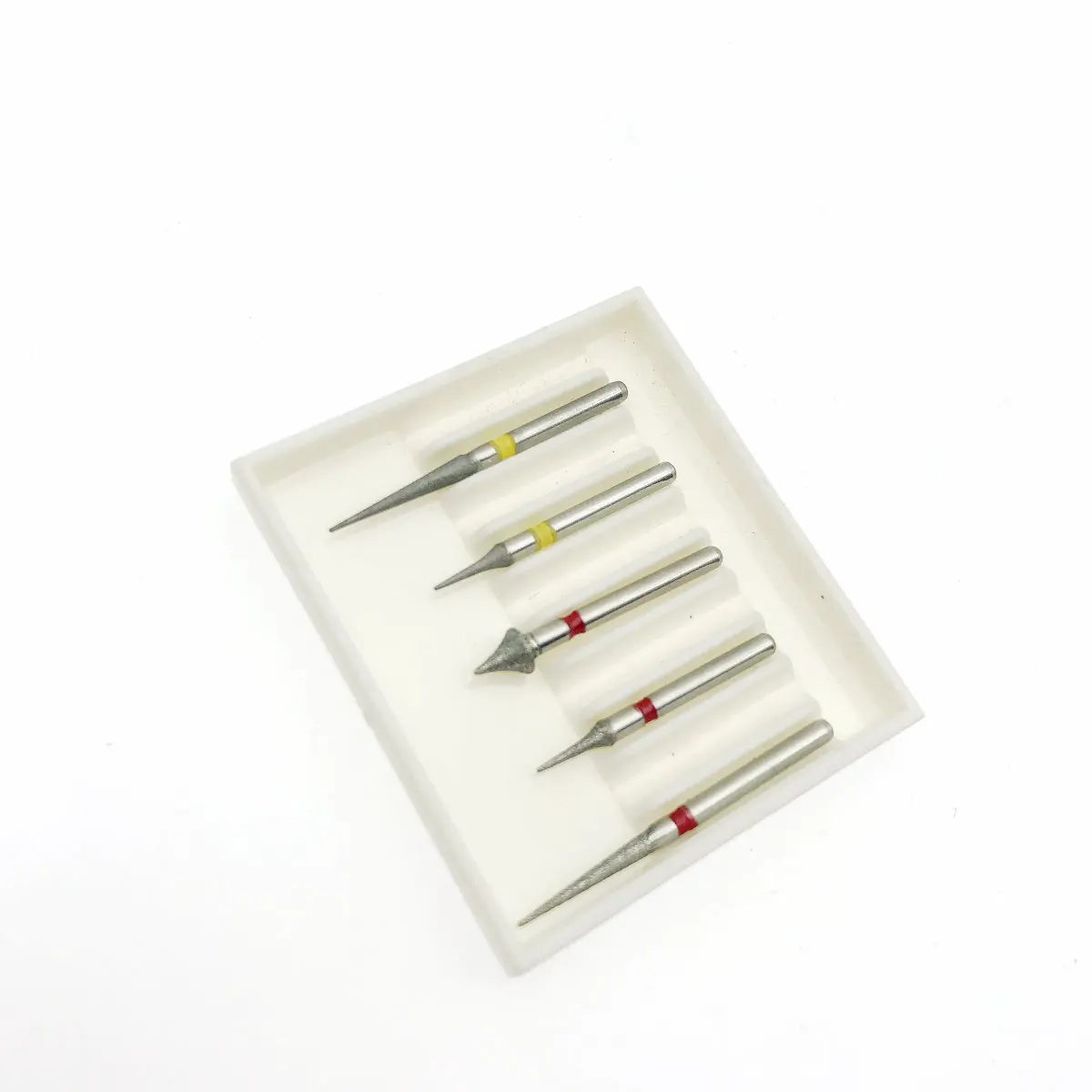 Dental Interproximal Enamel High Speed Diamond Burs Tooth Drill Set 5pcs/kit