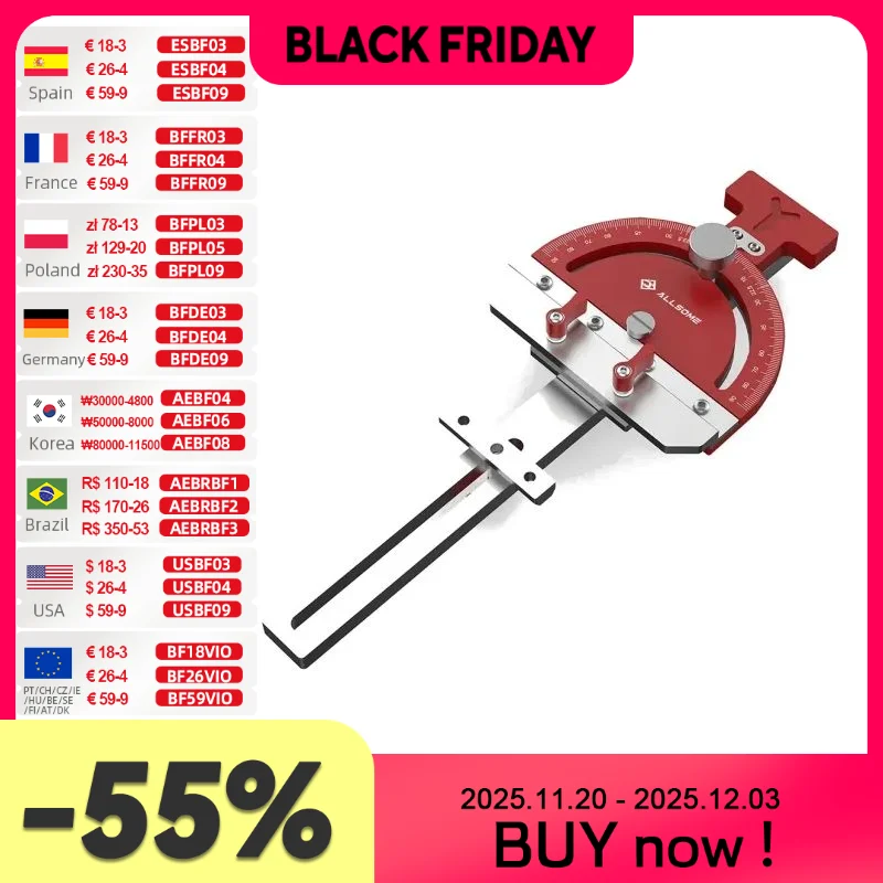 

Track Saw Guide for Makita Festool DeWalt Guide Rail, Router Table Band Saw Square Right Angle Guide Angle Stop Miter Gauge