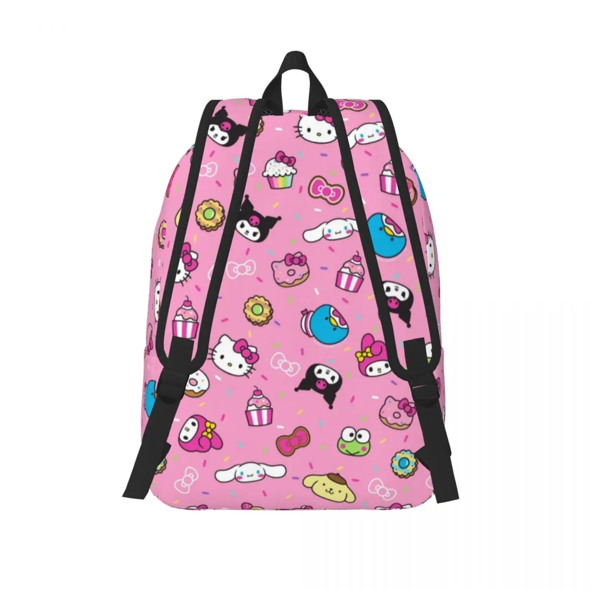 Sanrio Characters New Fashionable Pattern School Bag Print Lightweight Backpack 15in 17in