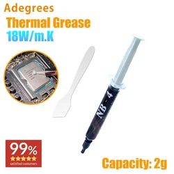 Thermal Paste 18W/mk Thermal Compound Conductive 2g/4g Silicone Grease Heat Sink for CPU GPU Chipset Notebook Cooling Coolers