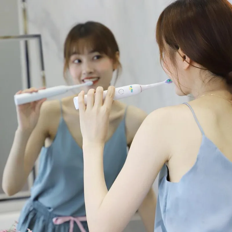 

Smart Sonic Electric Toothbrush Rechargeable Sonic Toothbrush Whiter Teeth Couple Set Gift Electric Tooth Scalers