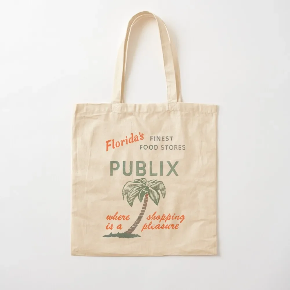 

Publix ---- Vintage Store Aesthetic Tote Bag canvas tote bag reusable shopping bags bag for beach shopper bags