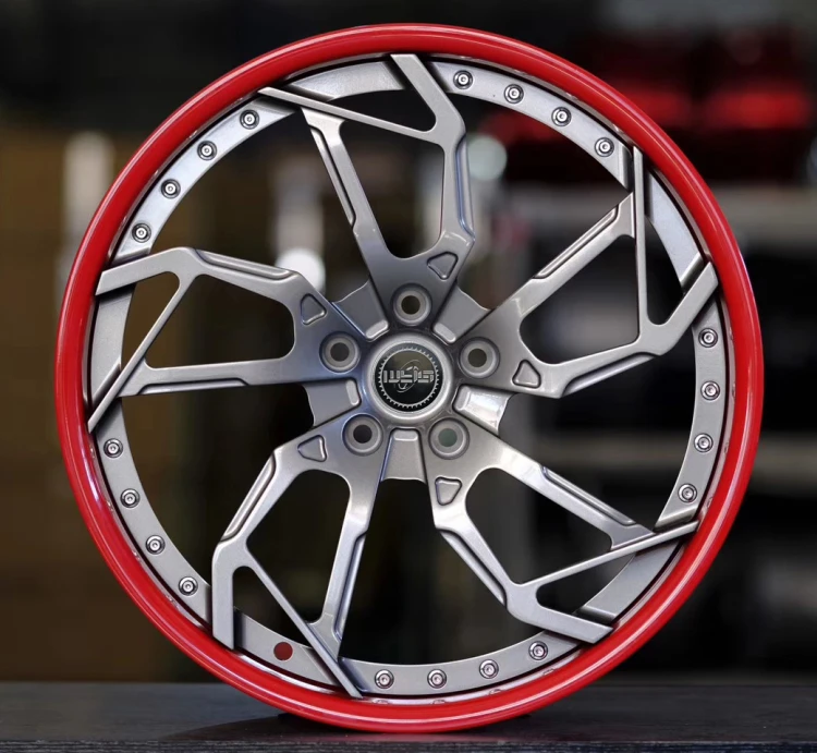 

20 21 22-inch forged rims for Lamborghini URUS Bentley Benz Audi BMW Mustang Ferrari 458 358 488 custom 2 piece forged wheels