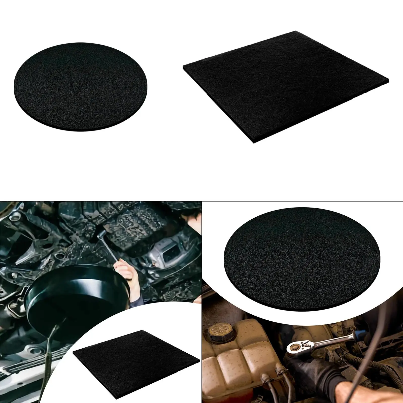 

Защитная подкладка для слива масла, предотвращающая разбрызгивание, толщина 0,4 дюйма, водонепроницаемая, для поддонов трансмиссии, для авторемонта и механиков