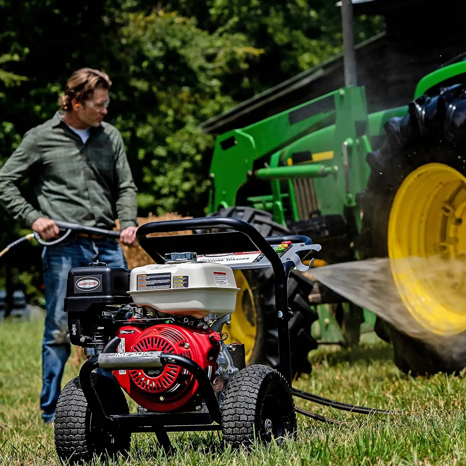 Cleaning PS60869 PowerShot 4000 PSI Gas Pressure Washer, 3.5 GPM AAA Triplex Pump