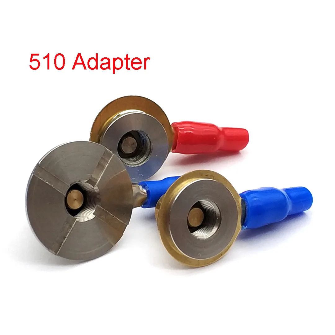 510 Adapter Connector DIY Spring Loaded 510 Connector with Floating Pin for E Cigarettes Battery Vape Box Mod Vapor