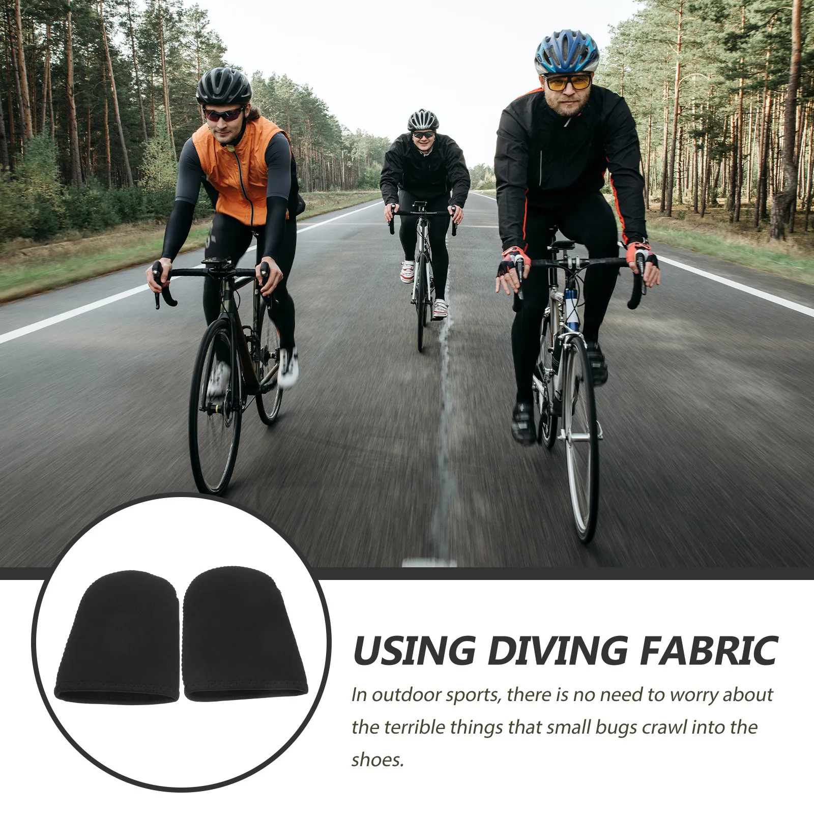 

2Pcs Neoprene Toe Warmers Comfortable Toe Protectors for Hiking Skiing Cold Bath Plunge Tub Accessories