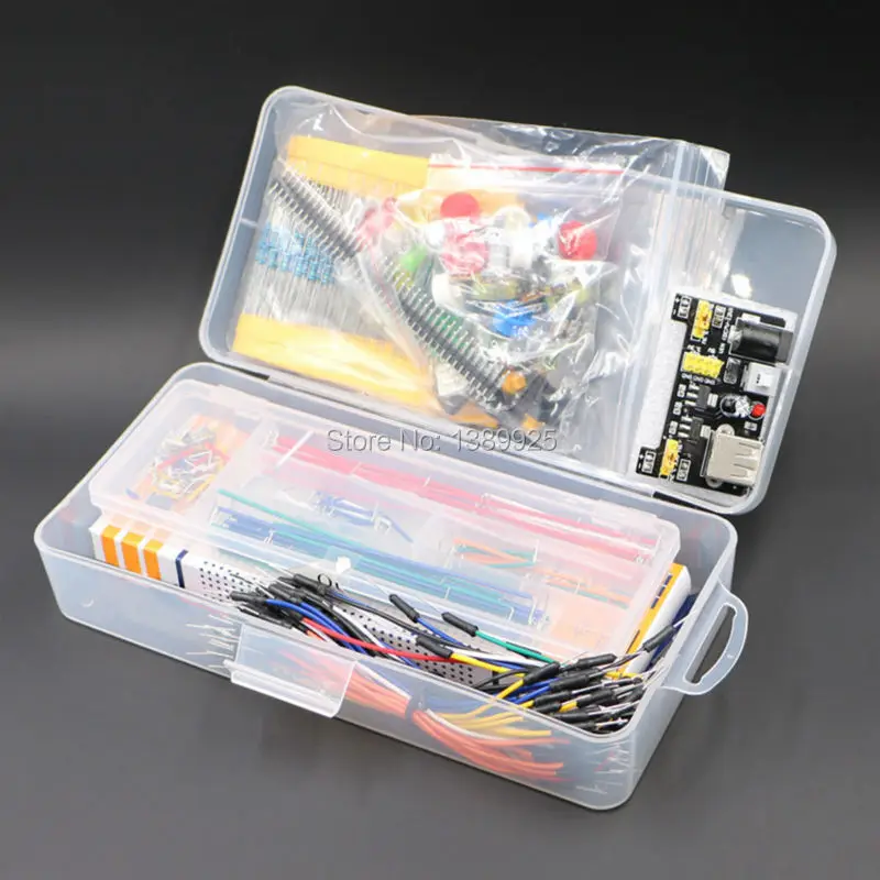 Placa de pruebas de punto de conexión 830 para kit de componentes electrónicos Arduino UNO R3