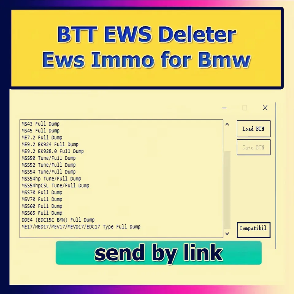 Diagnostic Auto ECU repair ecu car power MS41 MS42 MS43 MS45 ME17/MED17/MEV17 Car Repair for Bmw IMMOFF BTT EWS 1.1 Deleter Tool