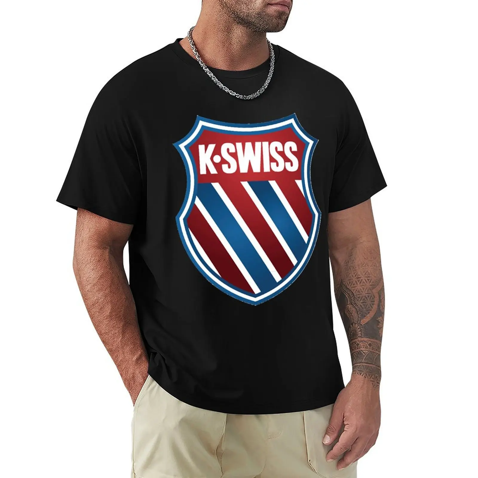 Футболка K.SWISS Sport Basic, влагоотводящая, для занятий спортом