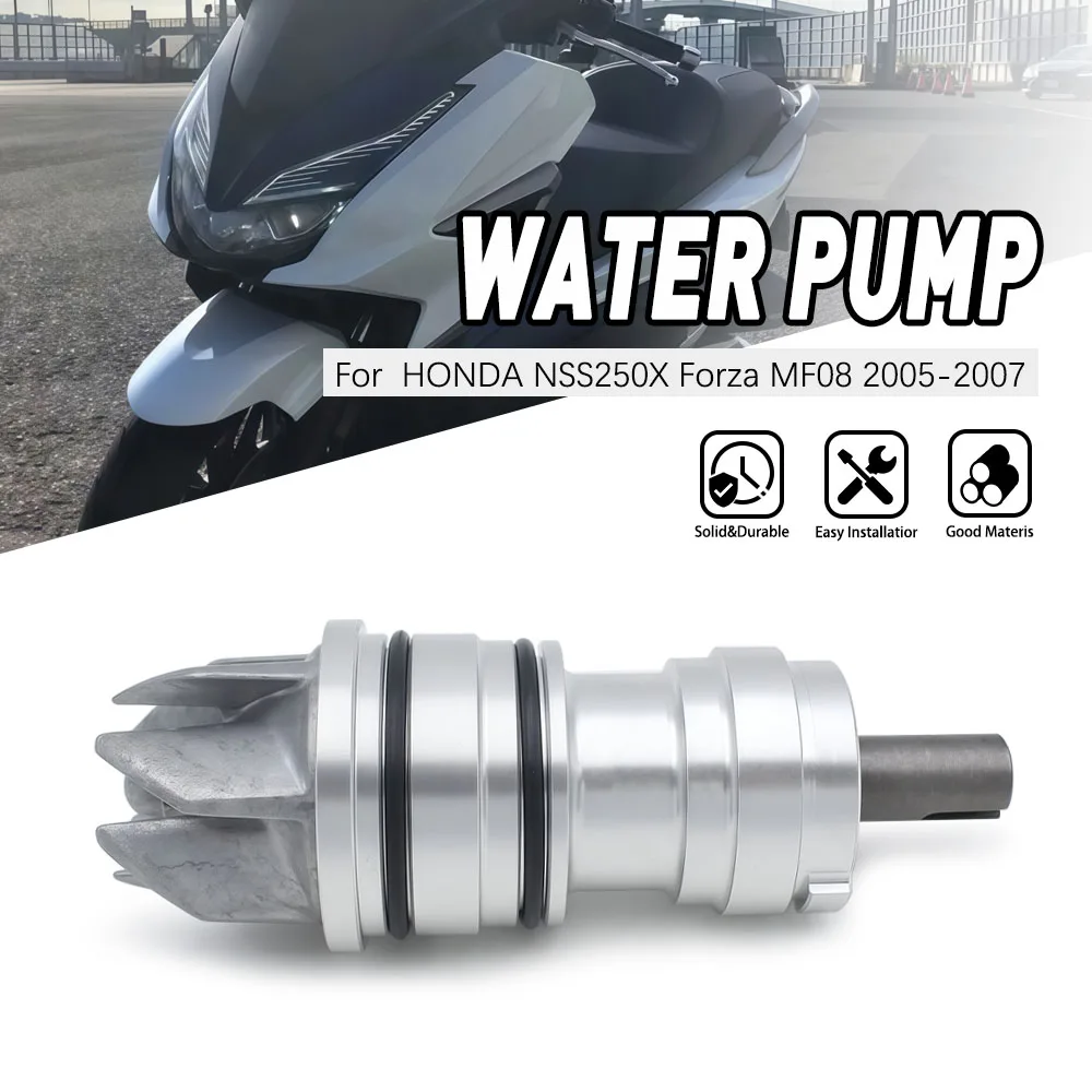 

Motorcycle Water Pump Radiator Cooling Cooler Accessories For HONDA FES250 Foresight MF08 Forza NSS250X 2005 2006 2007
