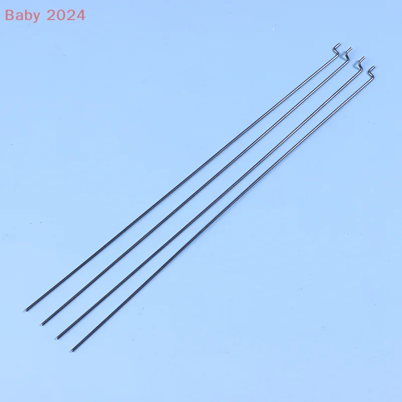 10Pcs Z 유형 서보 연결로드 스틸 와이어 풀 제어 레버 RC 비행기 헬리콥터 각도 조정을위한 20CM 길이