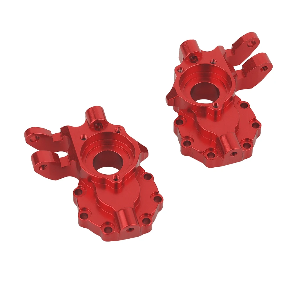 2pcs TRX4 Aluminum Inner Front Axle Portal Drive Cover Housing for 1/10 RC Crawler Car TRX-4 Front Axle Steering Upgrade Parts