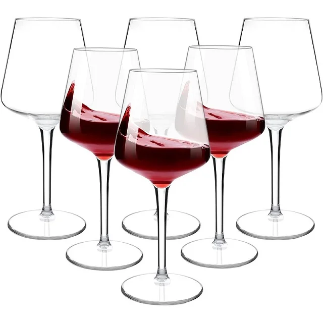 MICHLEY 15oz breekbare drijvende plastic wijnglas beker transparant Tritan plastic wijn sap drinken zwembad partij 2/4/6PCS set
