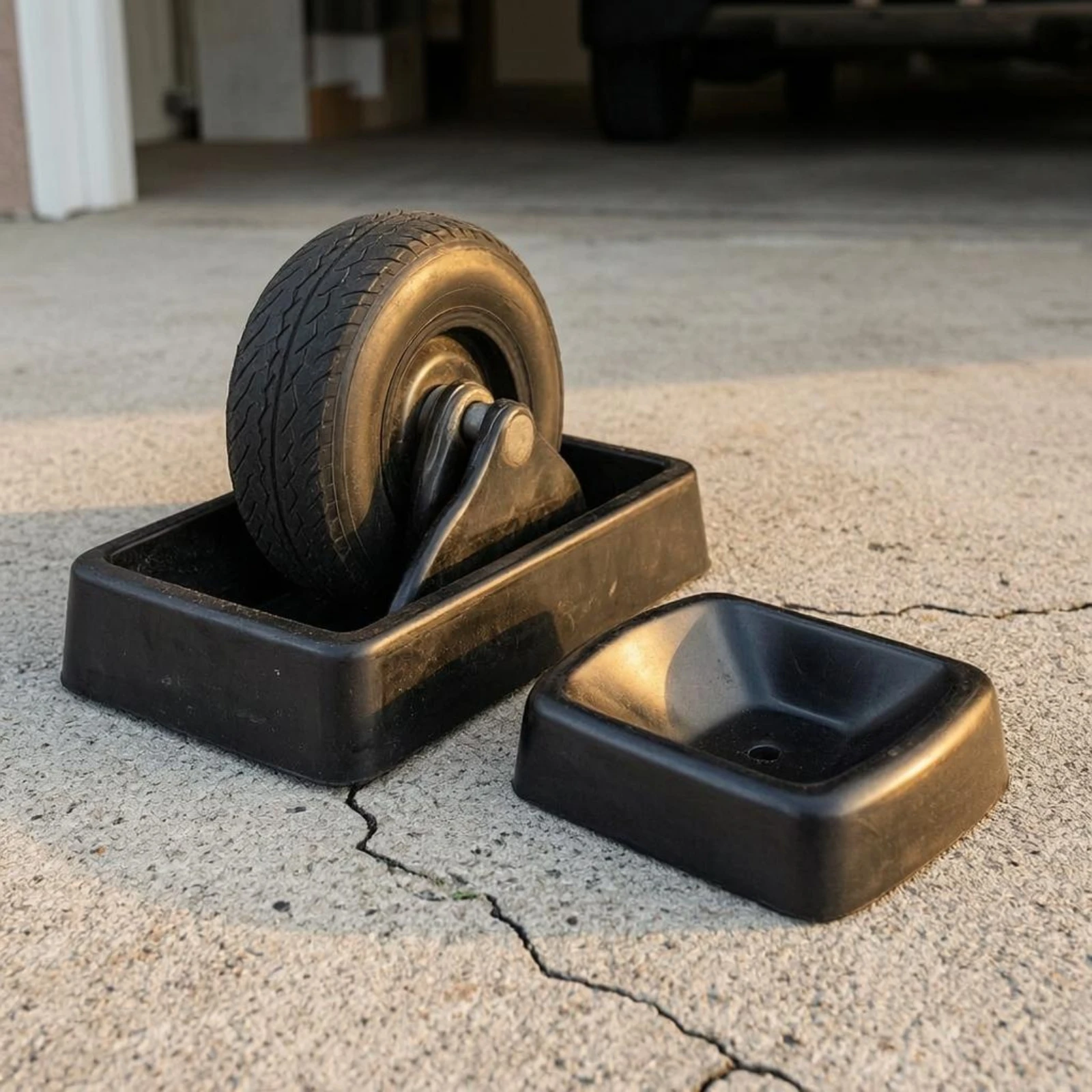 anti-slip-wheel-block-sloped-sides-rubber-wheel-chock-caster-stop-high-grip-vehicle-accessory-long-lasting