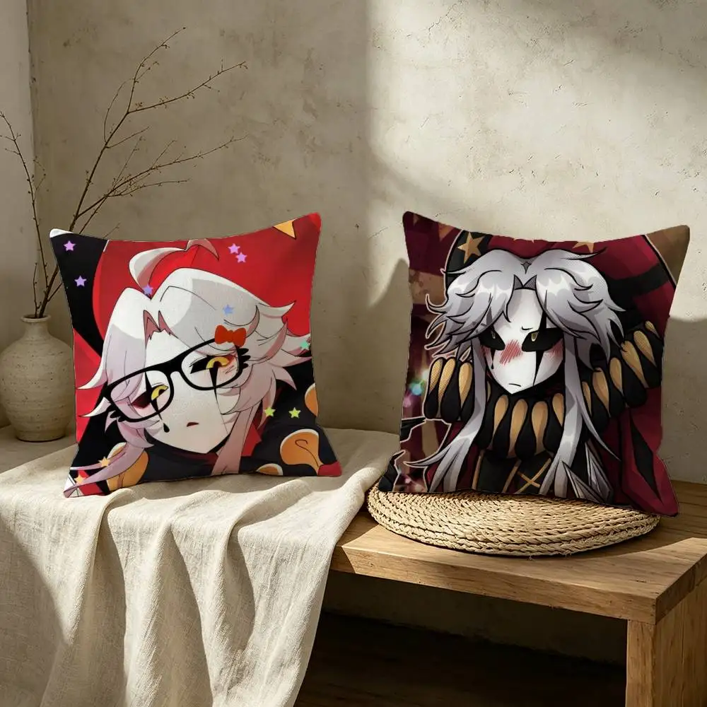 P-PierrotS The Freak Circus All Roles Pillow Case Pattern Printed Pillowcase For Living Room Sofa Cushion Cover
