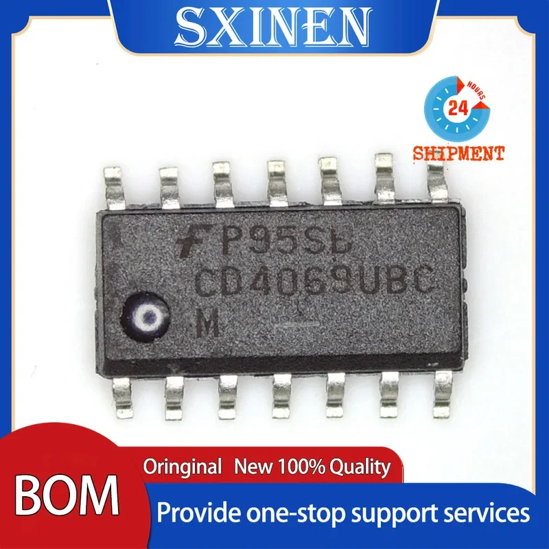 CD4069UBCM CD4069UBC CD4069 SOP14 Chip lógico 6 punto inversor