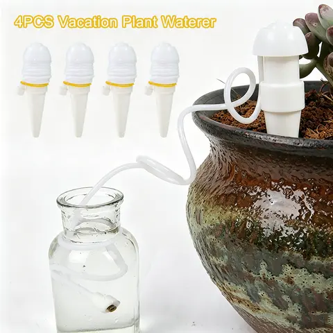 Plant Self-Watering Stake, Household Simple Watering Device, Bonsai Garden Drip Irrigation System, Indoor/Outdoor Dual-purpose.