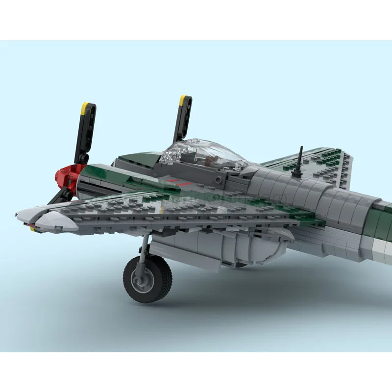 MOC-245547 militar moc avião modelo bloco de construção montagem de partículas espaço lutador diy modelo brinquedo presente conjunto 1258pcsbrick
