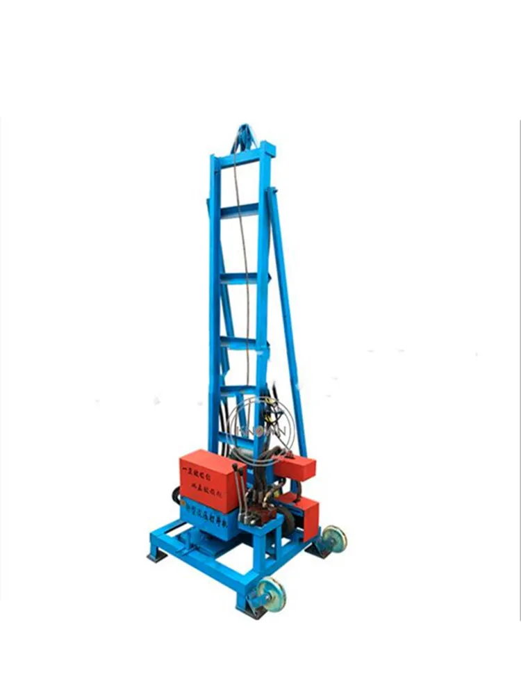 Small Electric Water Well Drilling Machine Civil Diesel Irrigation Exploration Rock Drill Rig Free Shipping