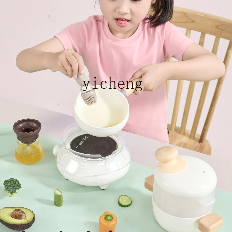 XL Food Grade Mini Small Kitchen Real Cooking Suit Children's Real Kitchen Cooking Toys