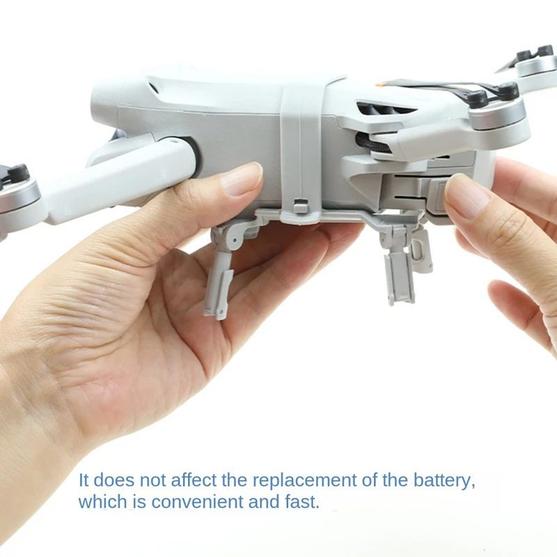 معدات الهبوط القابلة للطي للحام الذكي لـ Mini 3 Pro / MINI 3 ملحقات التثبيت السريع لارتفاع الطيران