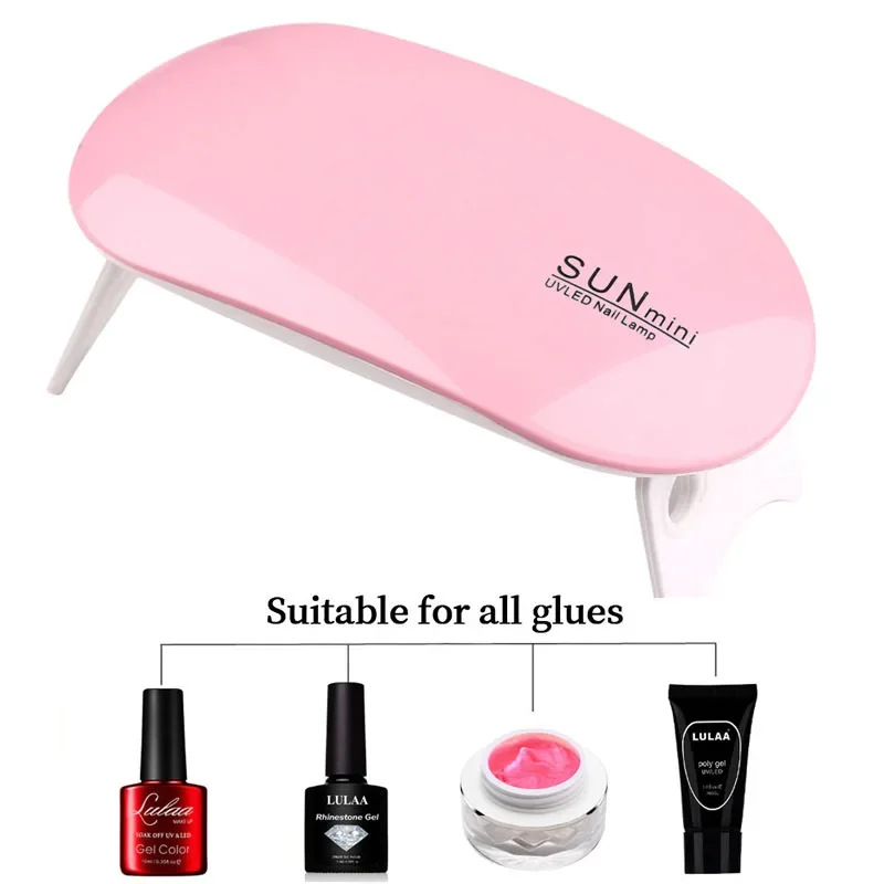 Mini Mouse Gel Nails Polish Drying Lamp, USB Nail Phototerapia Machine, Ferramenta de Manicure Profissional, Equipamento do salão