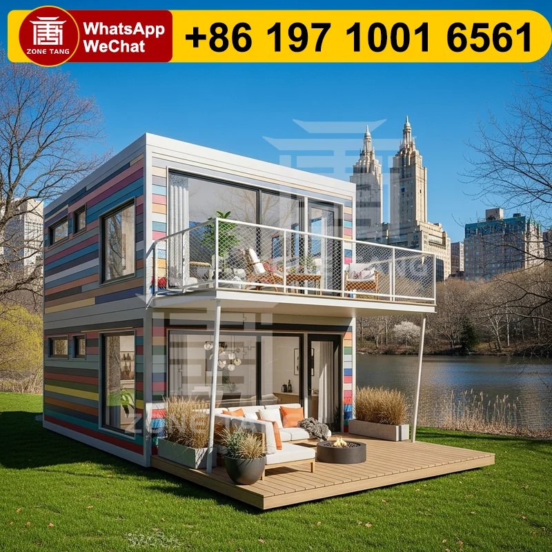 

Fireproof Flat Pack Home Energy Saving System Temperature Resistant Garden House Modular Homes Modular Hotel Suite Customization