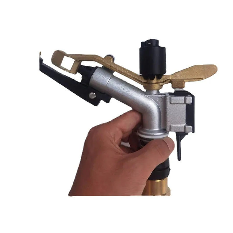 

Agricultural Irrigation Sprinkler 1-Inch Copper Swing Arm Spray Gun Watering Garden Lawn Sprinkler