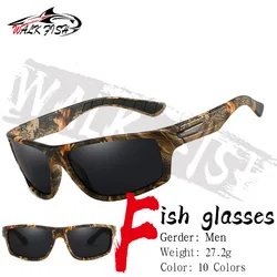 WALK FISH Polarized Fishing Sunglasses Men's Driving Sports Male Sun Glasses Hiking Fishing Classic Sun Glasses UV400 Eyewear