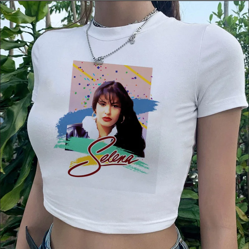 Selena Quintanilla clothes t shirt female ulzzang tumblr streetwear casual graphic tees women t shirt tshirt vintage